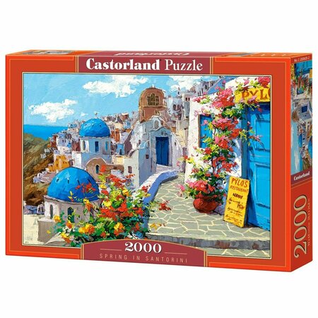 CASTORLAND Spring in Santorini Jigsaw Puzzle - 2000 Piece C-200603-2